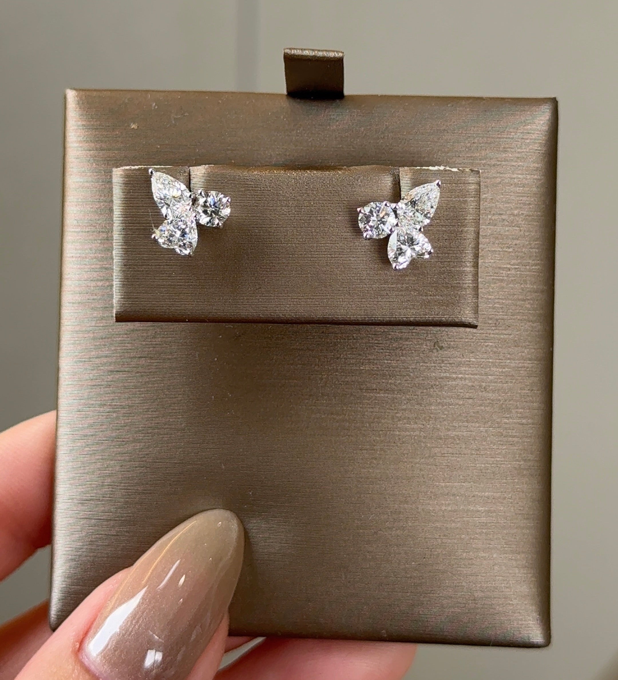 0.23 CT Round Lab Grown Diamond Stud Earrings