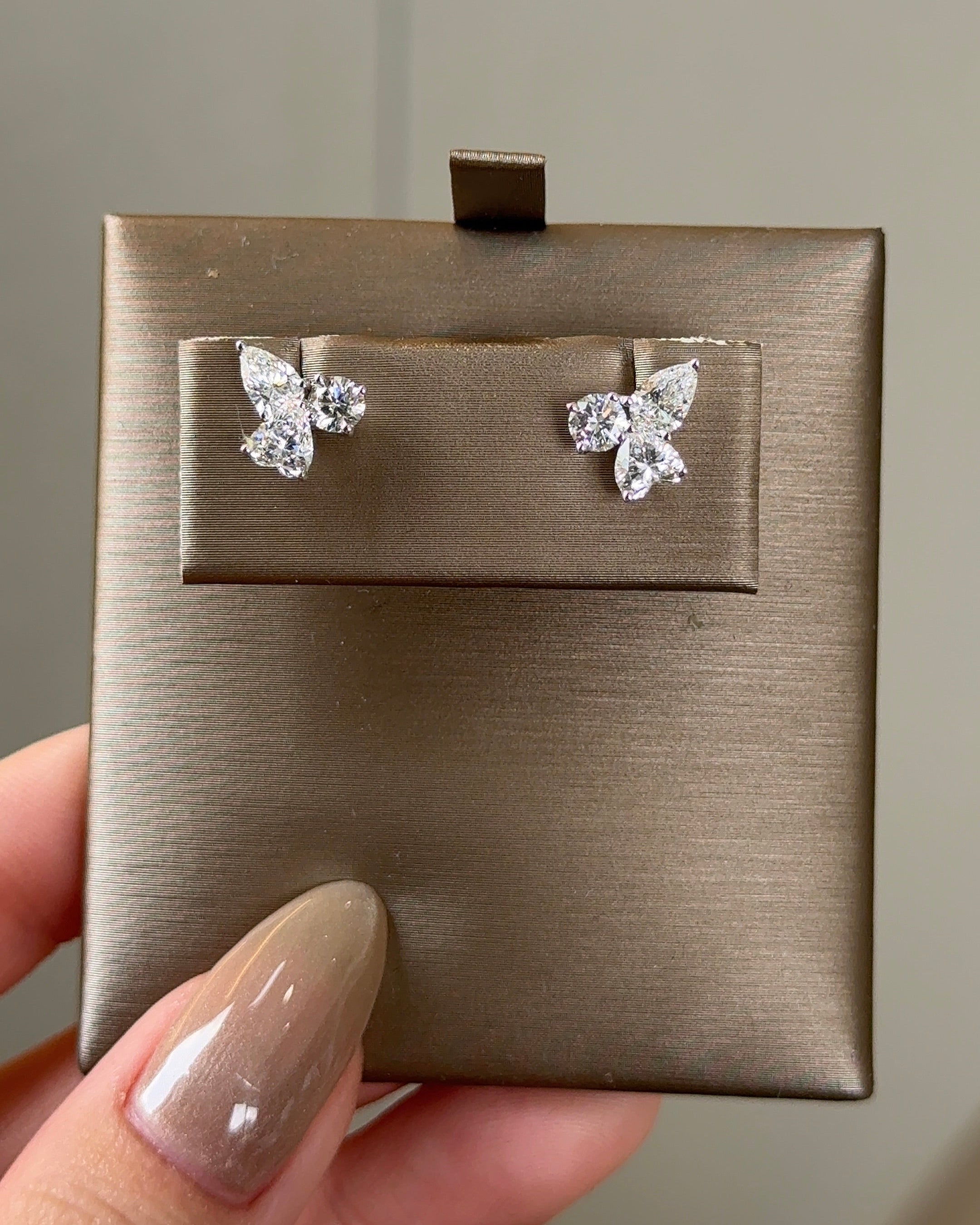 0.23 CT Round Lab Grown Diamond Stud Earrings