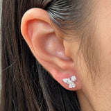 0.23 CT Round Lab Grown Diamond Stud Earrings