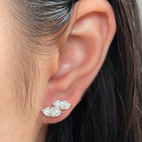 0.23 CT Round Lab Grown Diamond Stud Earrings