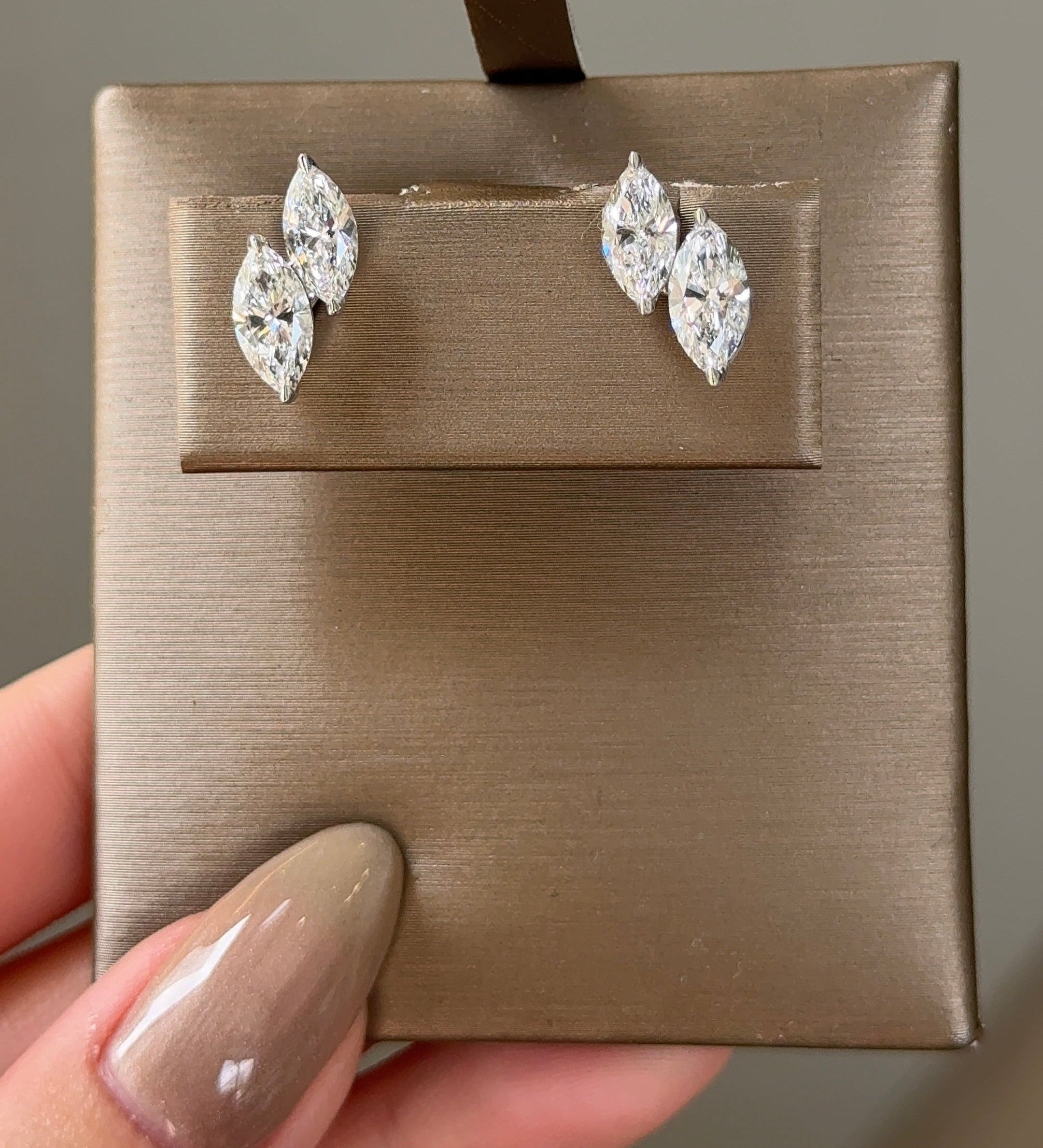 0.23 CT Round Lab Grown Diamond Stud Earrings