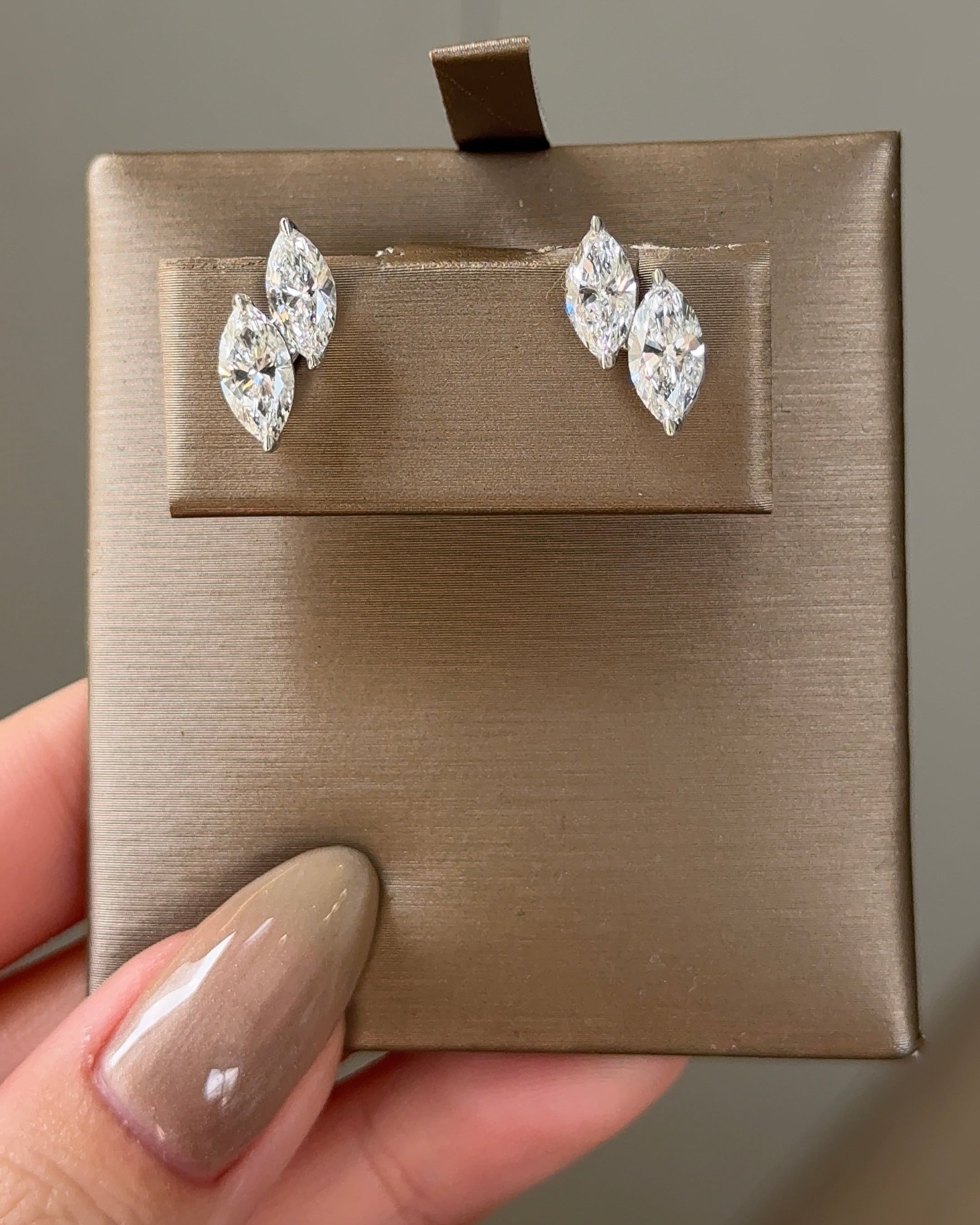0.23 CT Round Lab Grown Diamond Stud Earrings