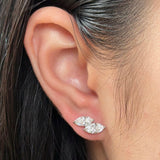 0.23 CT Round Lab Grown Diamond Stud Earrings