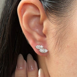 0.23 CT Round Lab Grown Diamond Stud Earrings