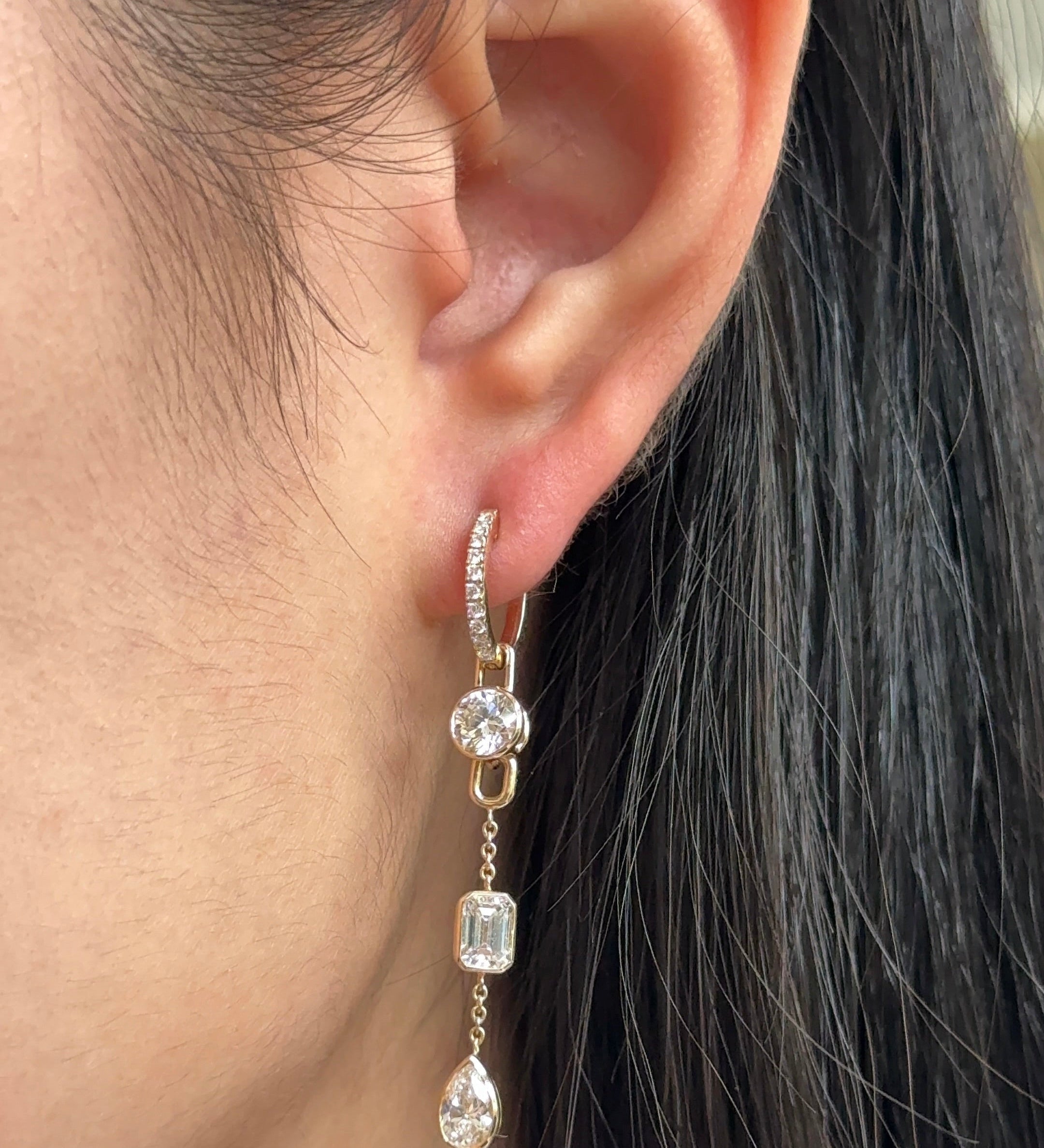 0.23 CT Round Lab Grown Diamond Stud Earrings