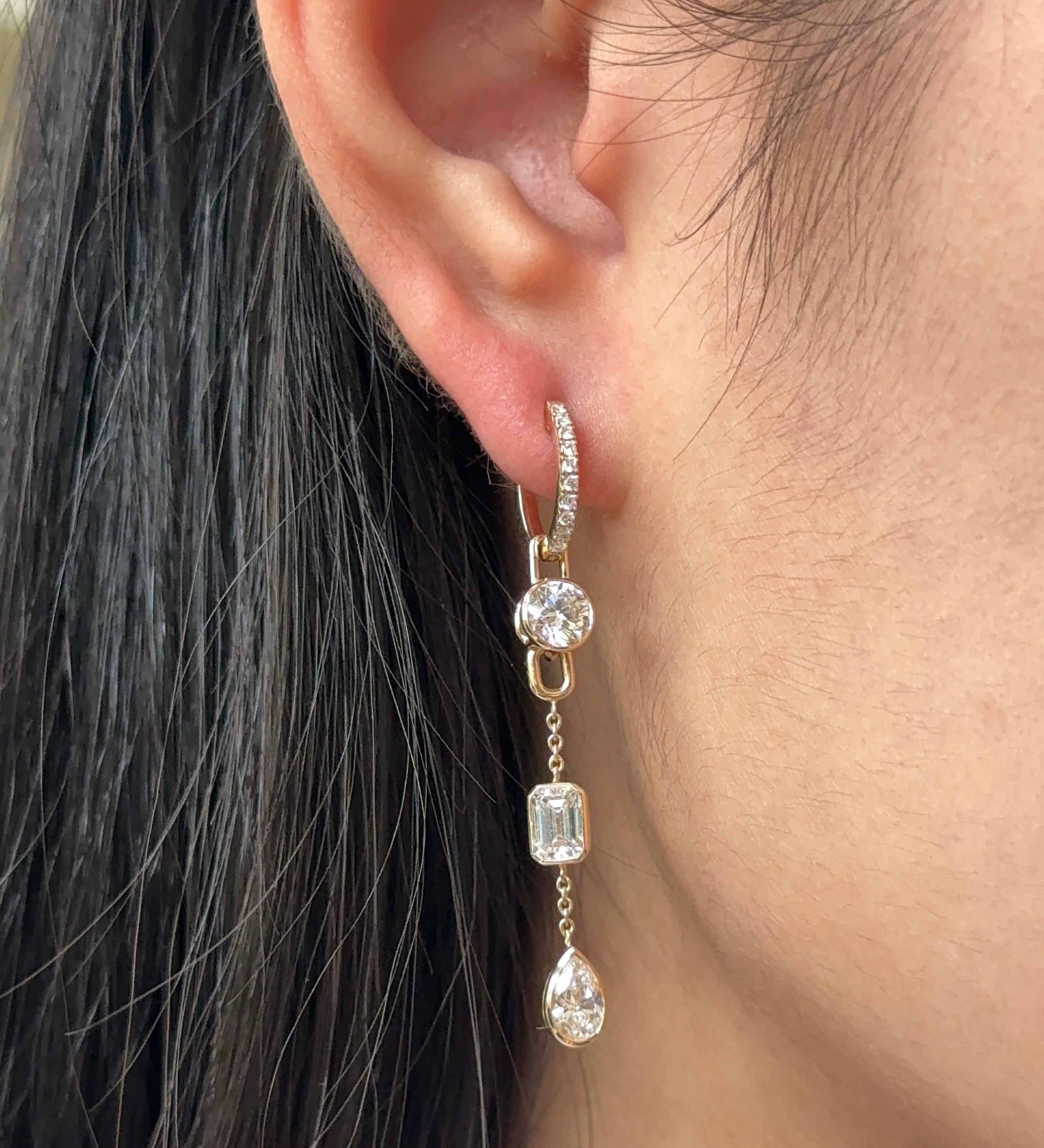 0.23 CT Round Lab Grown Diamond Stud Earrings