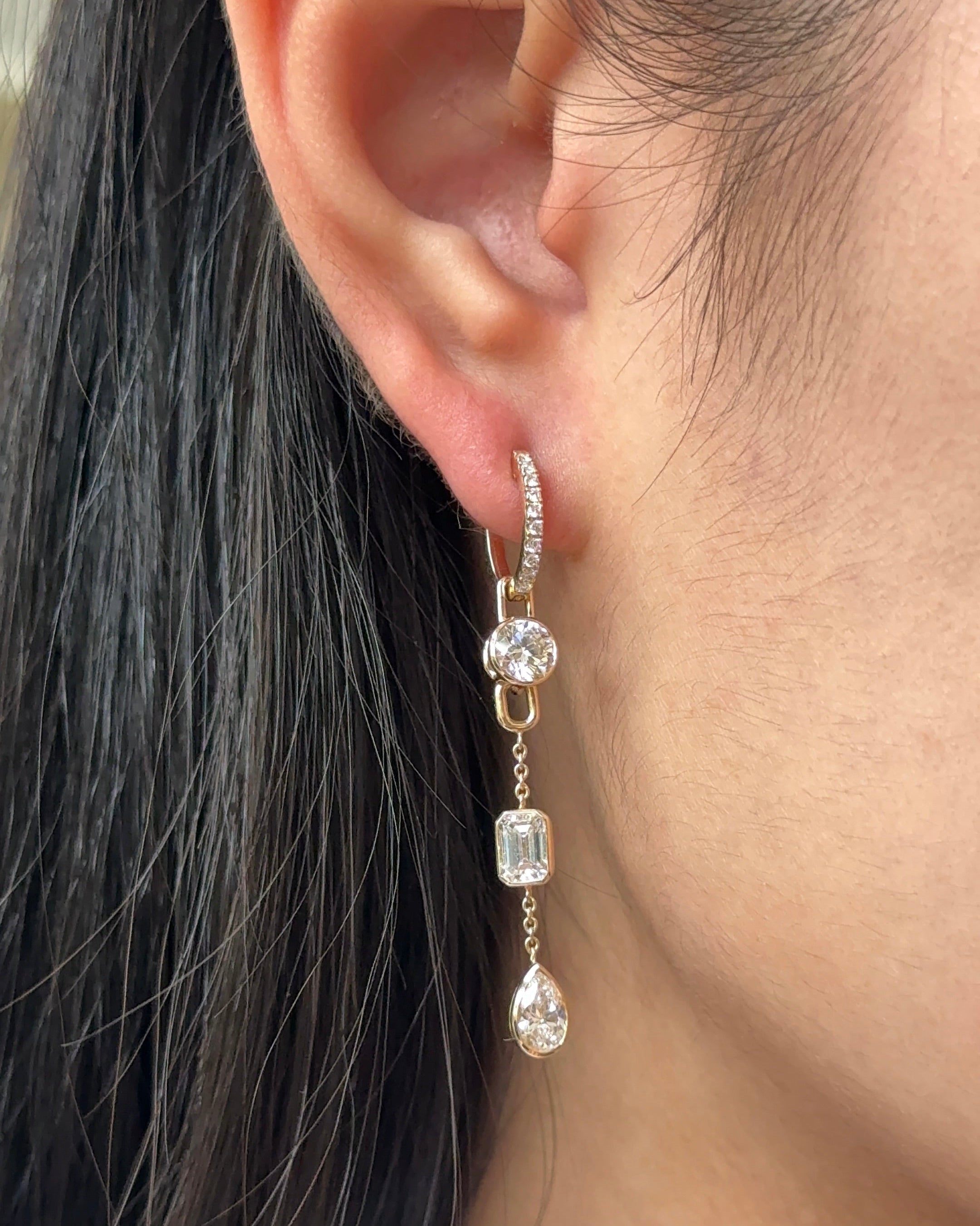 0.23 CT Round Lab Grown Diamond Stud Earrings