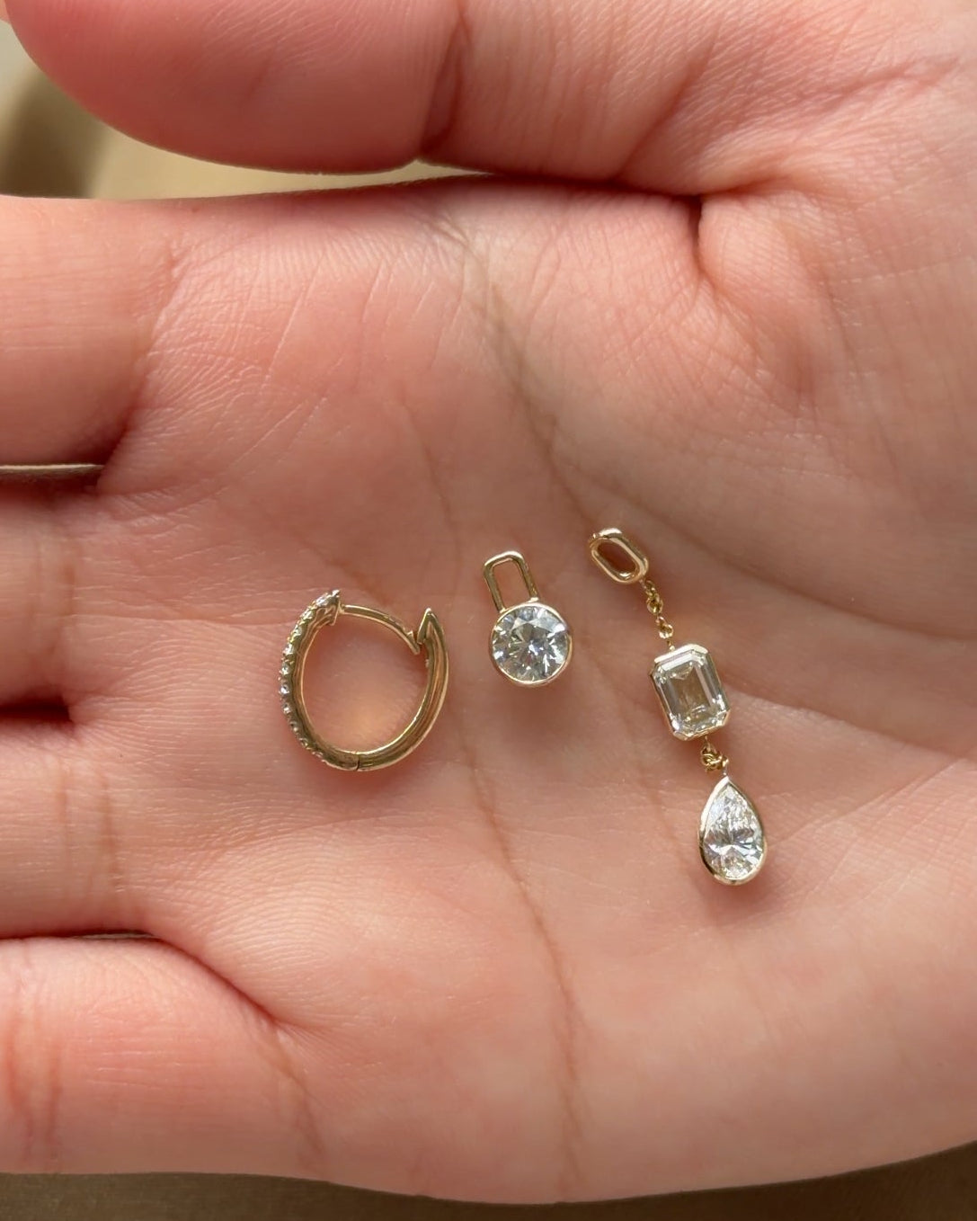 0.23 CT Round Lab Grown Diamond Stud Earrings