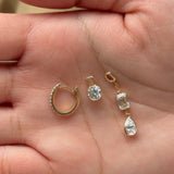 0.23 CT Round Lab Grown Diamond Stud Earrings