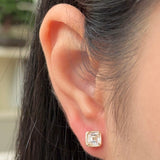 0.23 CT Round Lab Grown Diamond Stud Earrings