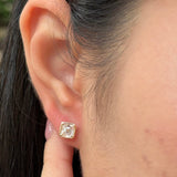 0.23 CT Round Lab Grown Diamond Stud Earrings