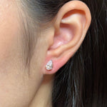 0.23 CT Round Lab Grown Diamond Stud Earrings