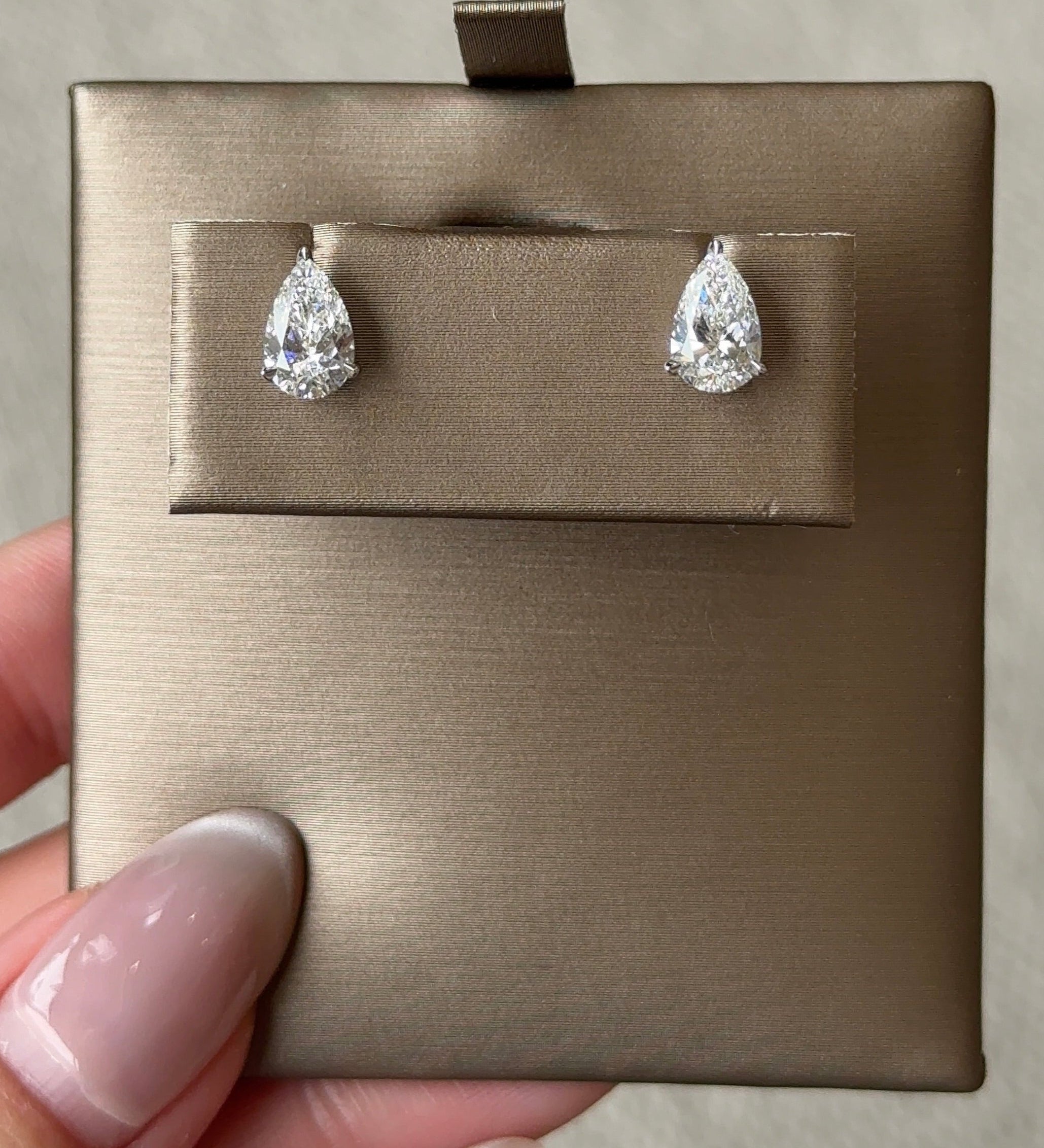 0.23 CT Round Lab Grown Diamond Stud Earrings