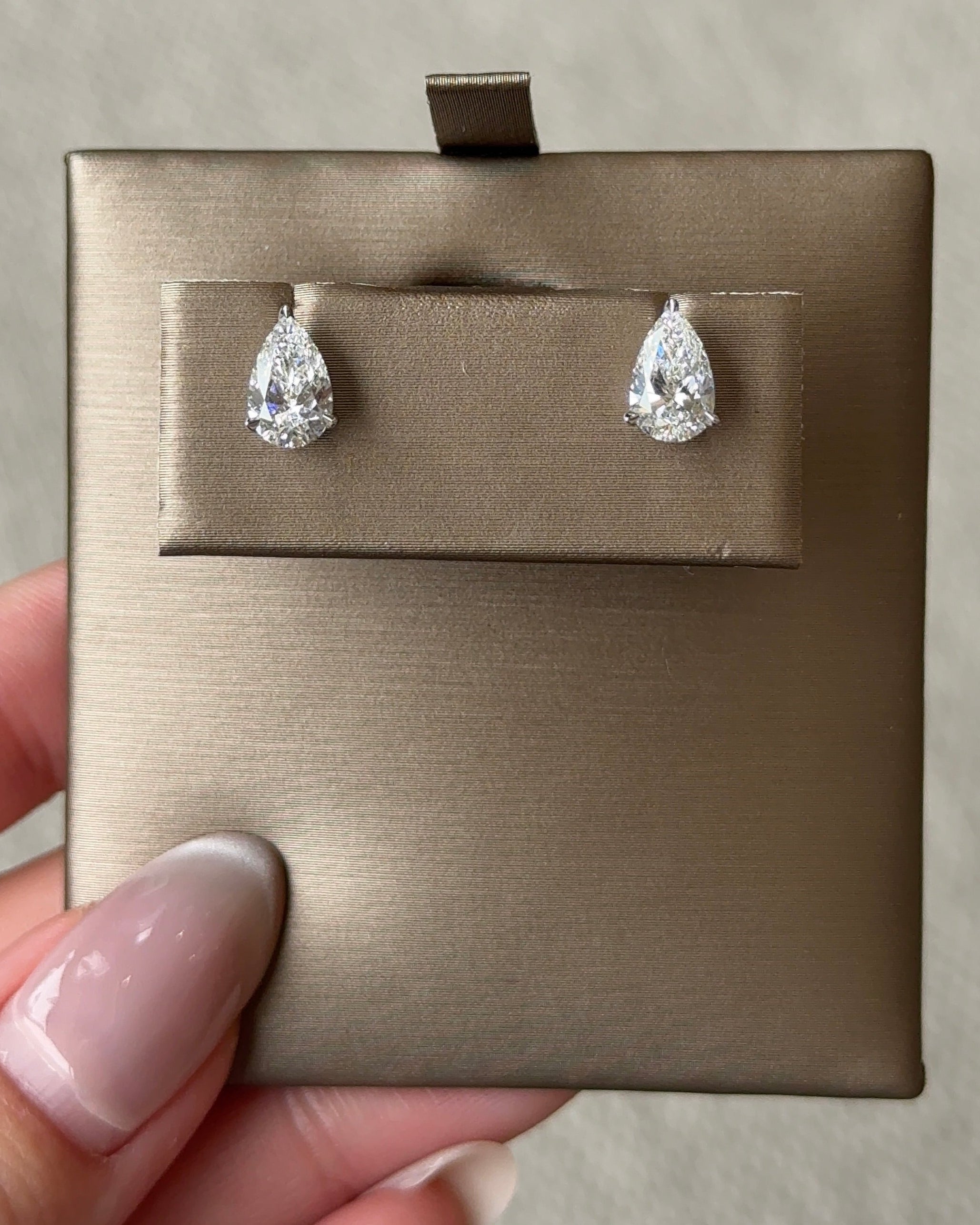 0.23 CT Round Lab Grown Diamond Stud Earrings