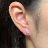 0.23 CT Round Lab Grown Diamond Stud Earrings
