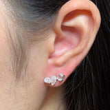 0.23 CT Round Lab Grown Diamond Stud Earrings
