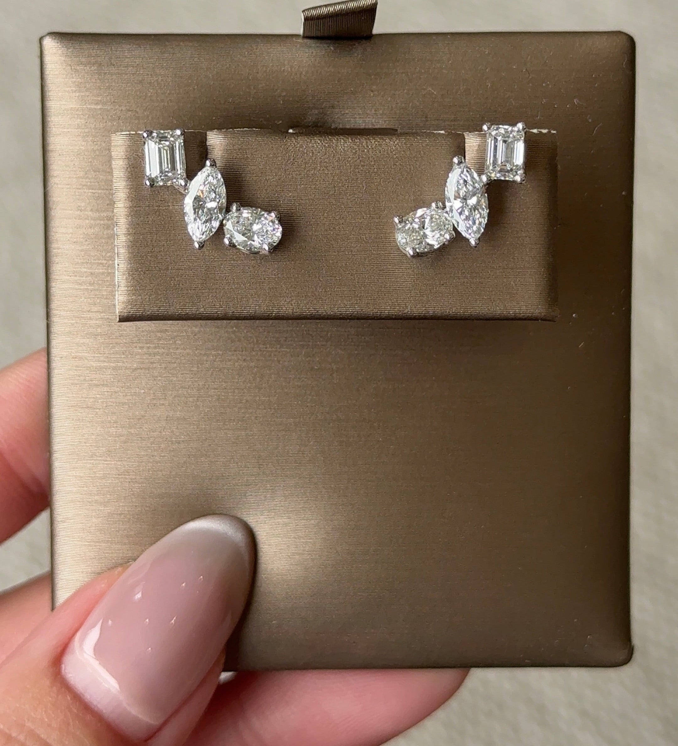0.23 CT Round Lab Grown Diamond Stud Earrings