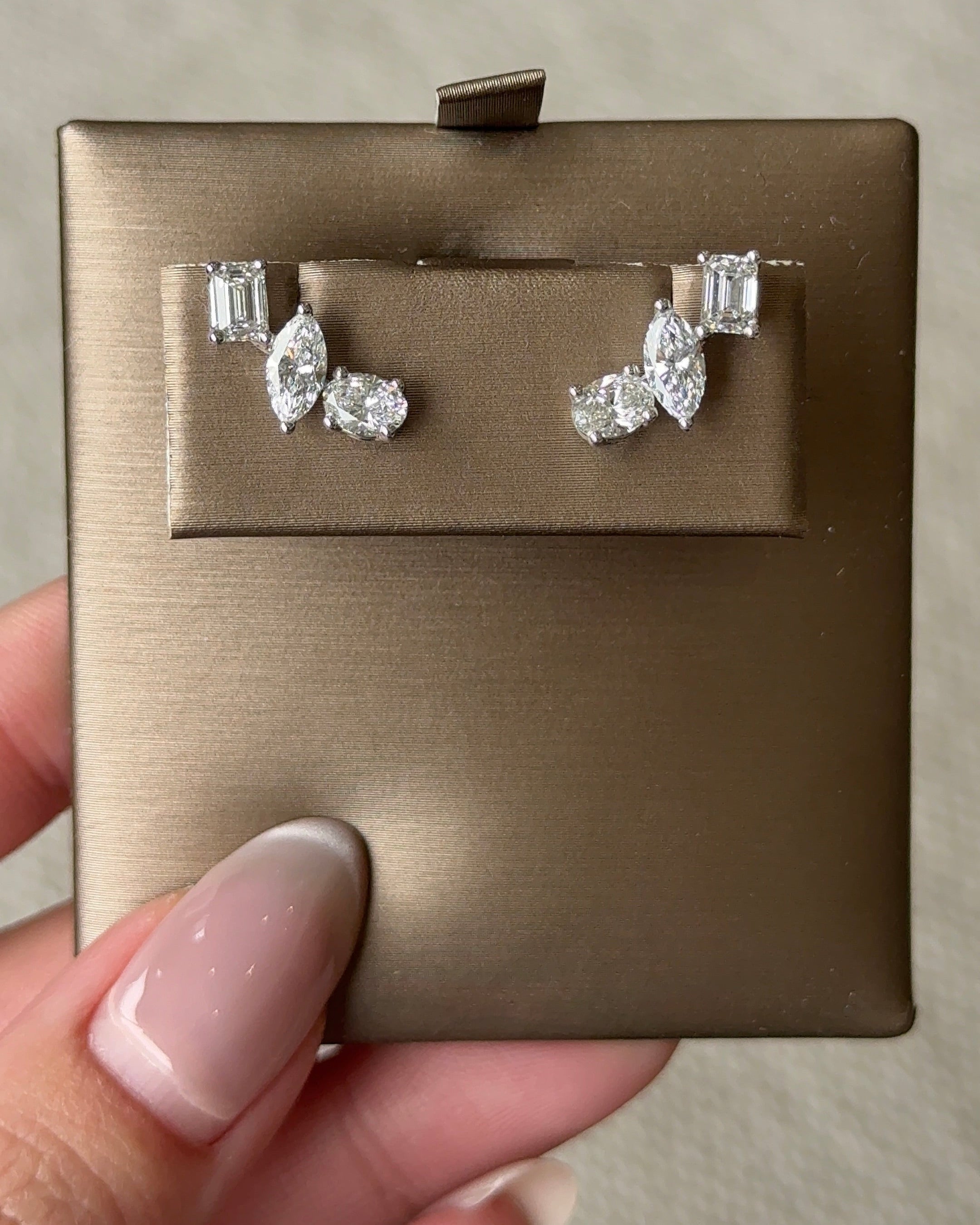 0.23 CT Round Lab Grown Diamond Stud Earrings