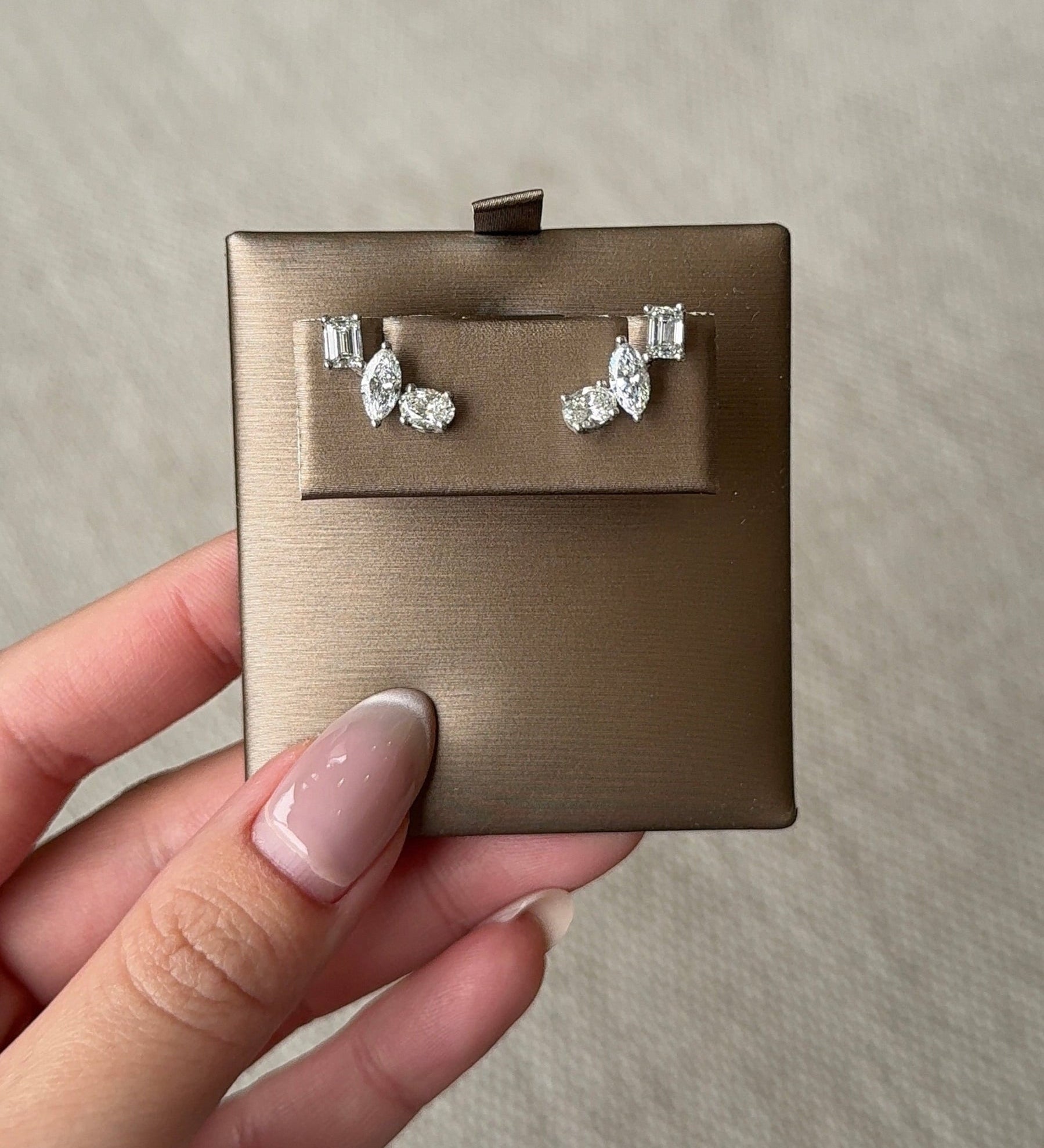 0.23 CT Round Lab Grown Diamond Stud Earrings
