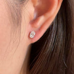 0.23 CT Round Lab Grown Diamond Stud Earrings