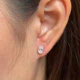 0.23 CT Round Lab Grown Diamond Stud Earrings