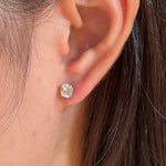 0.23 CT Round Lab Grown Diamond Stud Earrings