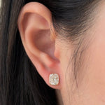 0.23 CT Round Lab Grown Diamond Stud Earrings