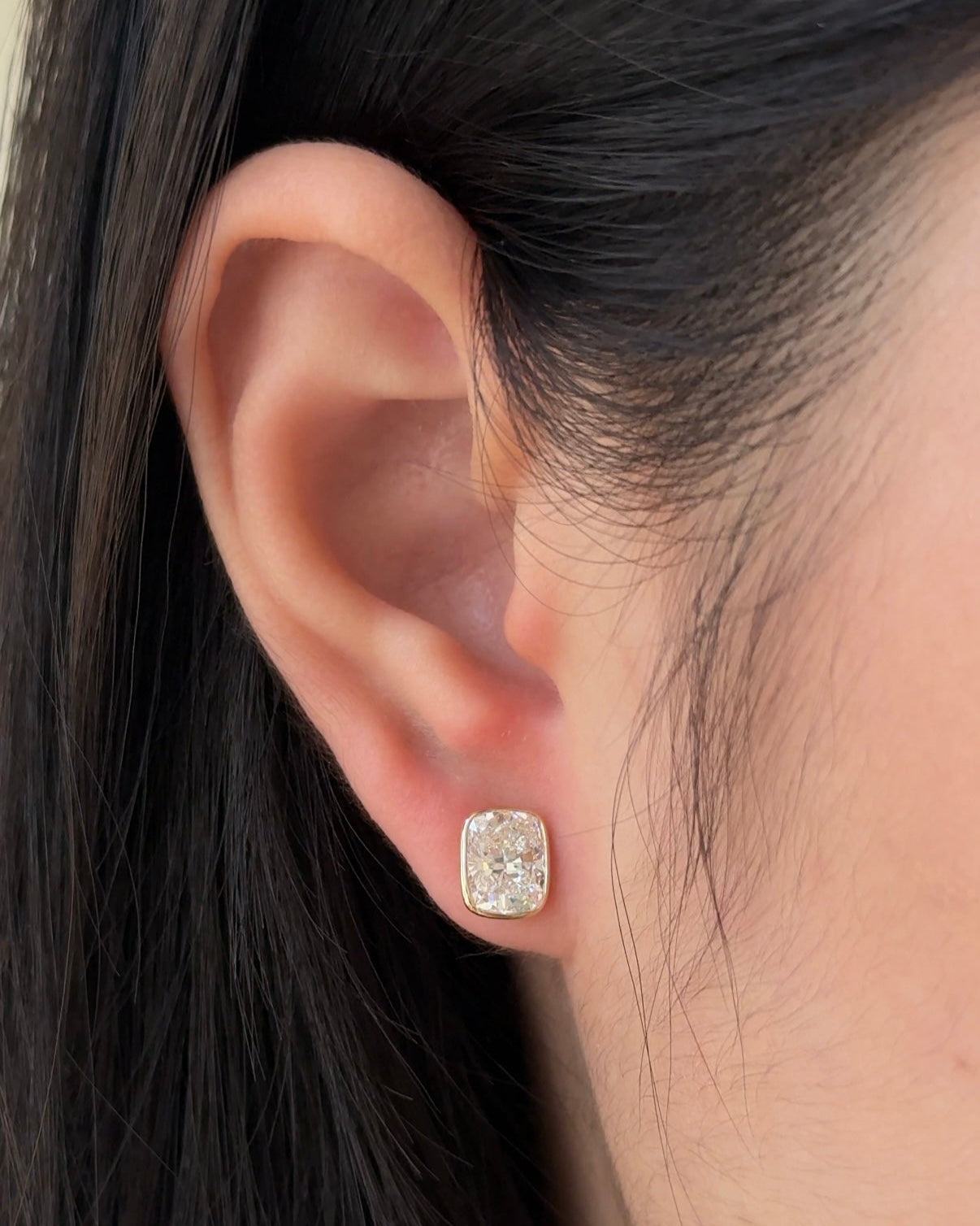 0.23 CT Round Lab Grown Diamond Stud Earrings