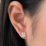 0.23 CT Round Lab Grown Diamond Stud Earrings