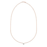 0.50 CT Round Solitaire Lab Grown Diamond Necklace