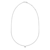 0.50 CT Round Solitaire Lab Grown Diamond Necklace