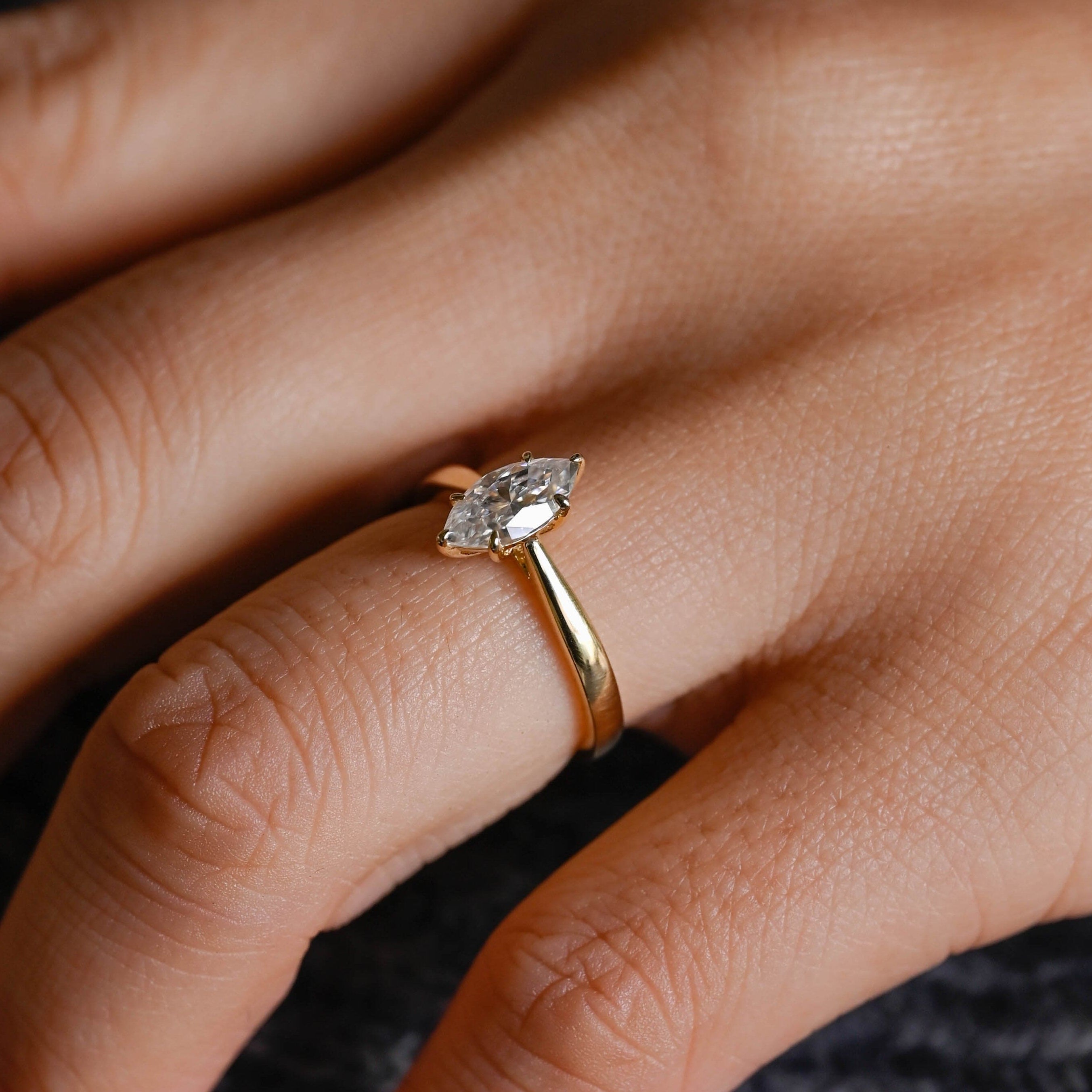 2 CT Emerald Pave Moissanite Engagement Ring