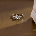 2 CT Emerald Pave Moissanite Engagement Ring