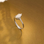 2 CT Emerald Pave Moissanite Engagement Ring