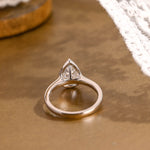 2 CT Emerald Pave Moissanite Engagement Ring