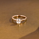 2 CT Emerald Pave Moissanite Engagement Ring