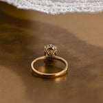 2 CT Emerald Pave Moissanite Engagement Ring