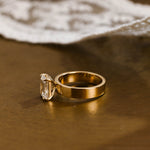 2 CT Emerald Pave Moissanite Engagement Ring