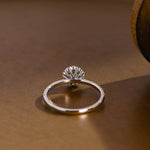 2 CT Emerald Pave Moissanite Engagement Ring