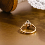 2 CT Emerald Pave Moissanite Engagement Ring