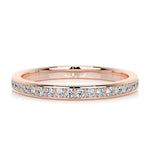 0.2 CT Round Half Eternity CVD EF/VVS Diamond Wedding Band 17
