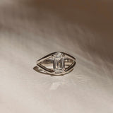 2 CT Radiant Split Shank Lab Grown Diamond Engagement Ring