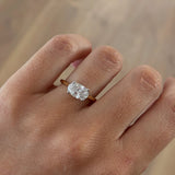 Oval Lab Grown Diamond Solitaire Engagement Ring