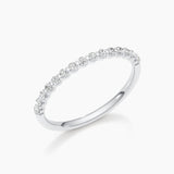 0.3 CT Round Half Eternity Lab Grown Diamond Wedding Band