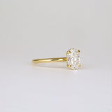 Oval Lab Grown Diamond Solitaire Engagement Ring
