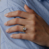 Cushion Lab Grown Diamond Solitaire Engagement Ring