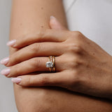 Cushion Lab Grown Diamond Solitaire Engagement Ring