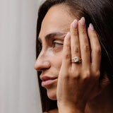 Cushion Lab Grown Diamond Solitaire Engagement Ring