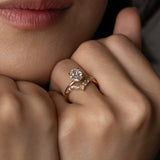 Oval Lab Grown Diamond Solitaire Engagement Ring