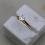 Oval Solitaire Lab Grown Diamond Engagement Ring